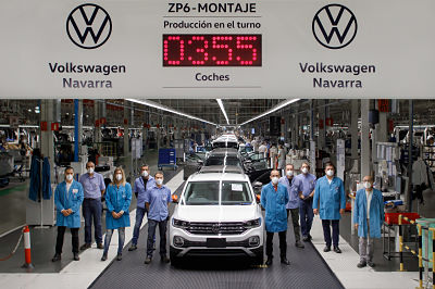 Volkswagen Navarra logra la mayor producción diaria de los últimos 9 años